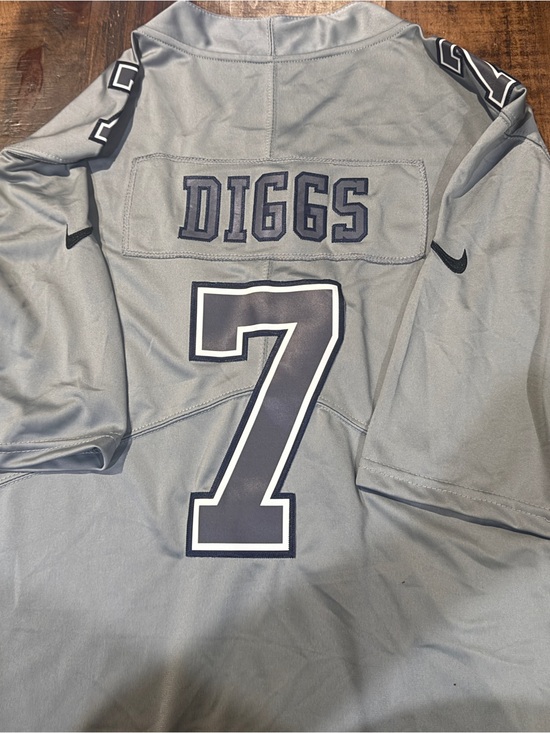 NFL Other - NFL Gray On-Field Football Jersey with Embroidered NFL Shield